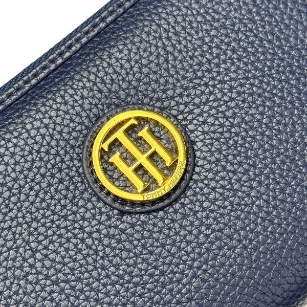 Tommy Hilfiger Signature Navy Blue Around Wallet #63