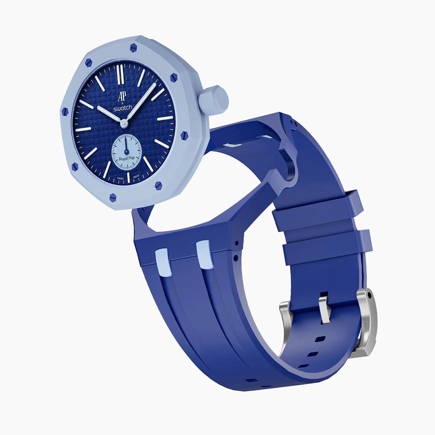 Lan Ba Swatch x AP Royal Pop Automatic Watch & Strap