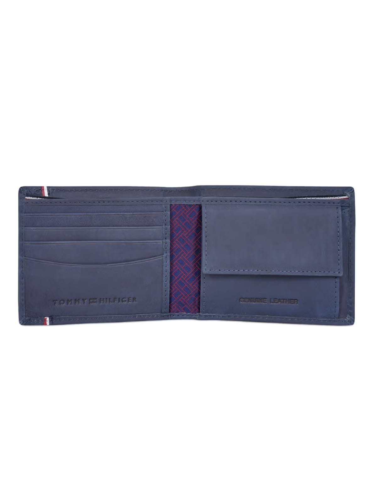 TH Navy Leather Wallet For Men 201#