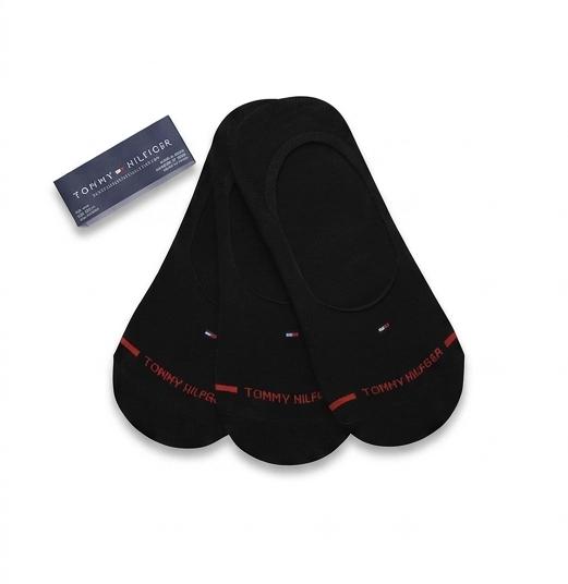 Tommy Hilfiger Invisible No-Show Socks (3-Pack) – Sleek Black Edition, Signature Branding #14