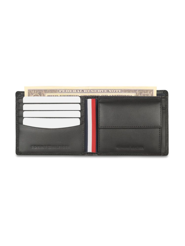 Midnight Black Tommy Hilfiger Bifold Wallet #61