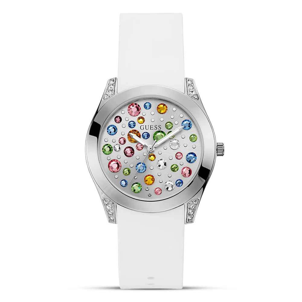 Guess Lady Frontier Silver-Tone Multi-Color | Model U1059L1