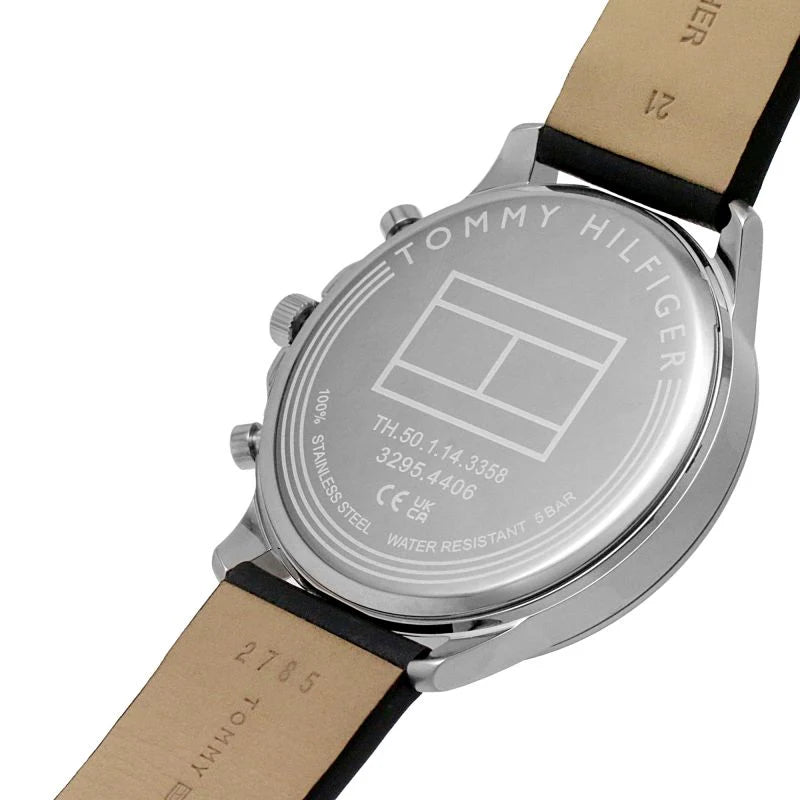 Tommy Hilfiger Ryder Black Leather | Model TH1710495