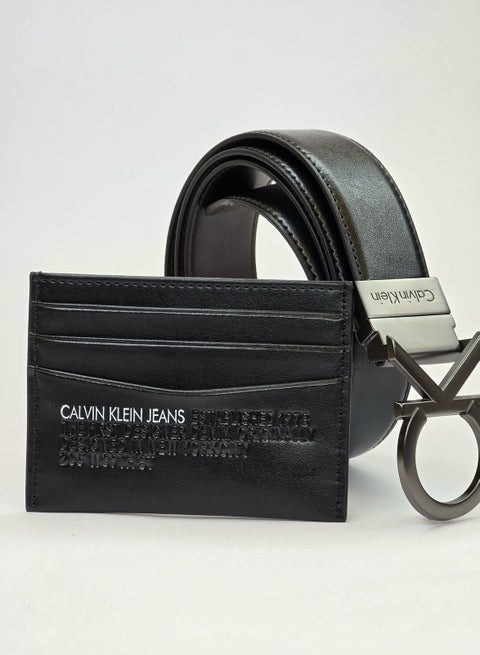 Calvin Klein Men’s Leather Belt & Card Holder Set #17