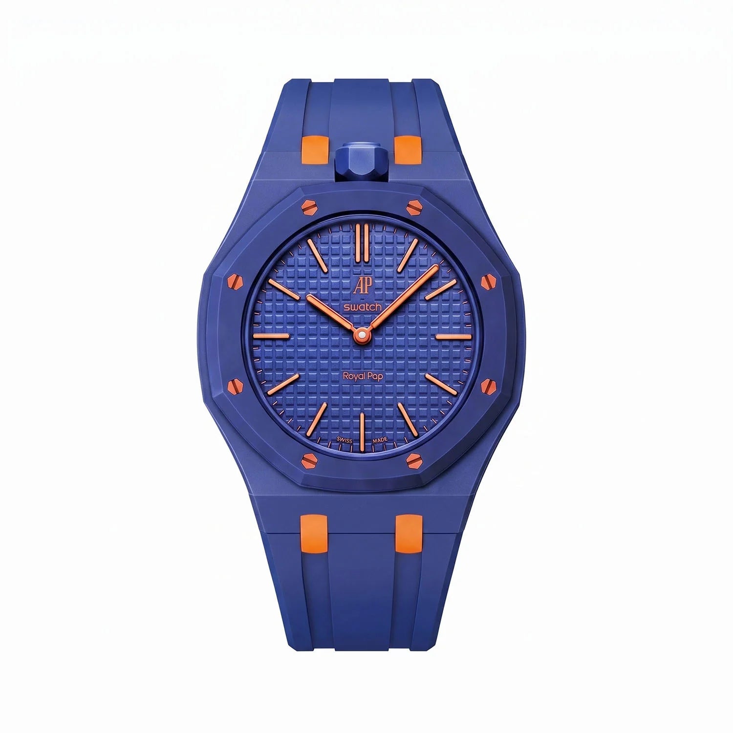 Huit Blanc Swatch x AP Royal Pop Automatic Watch & Strap