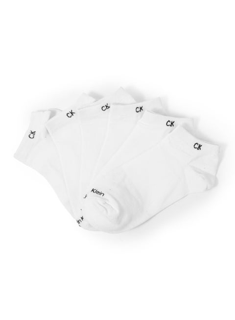 Calvin Klein Combed Cotton Ankle Socks (3-Pair Pack) – White, Unisex Everyday Comfort #11
