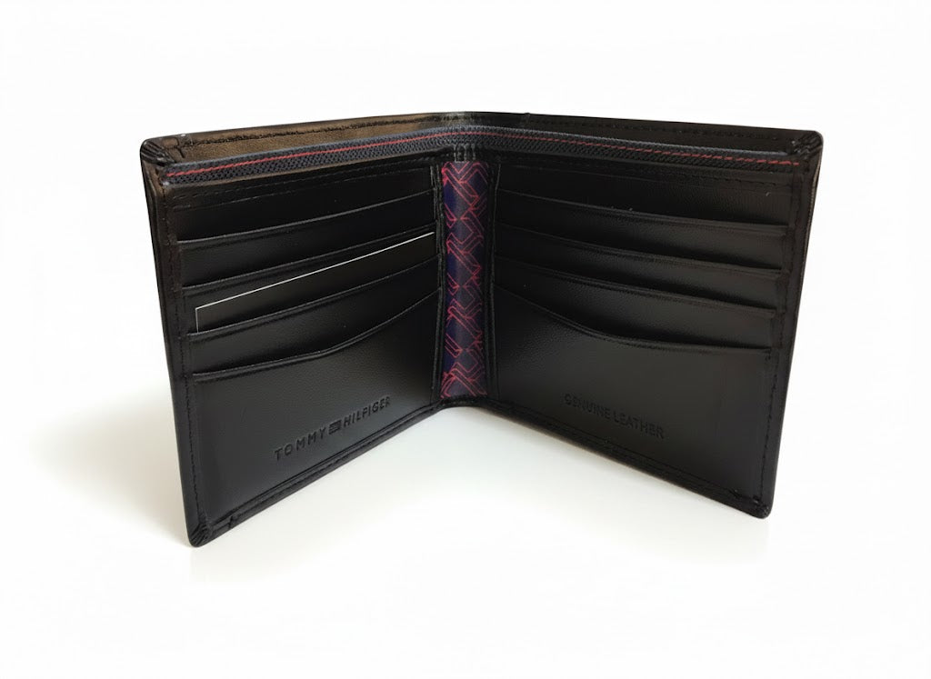 Tommy Hilfiger Men’s Leather Wallet | Black #3