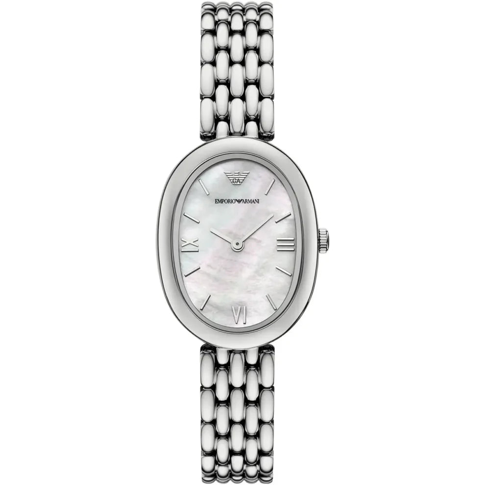 Emporio Armani Ladies' Silver-Tone Watch | Model AR11706
