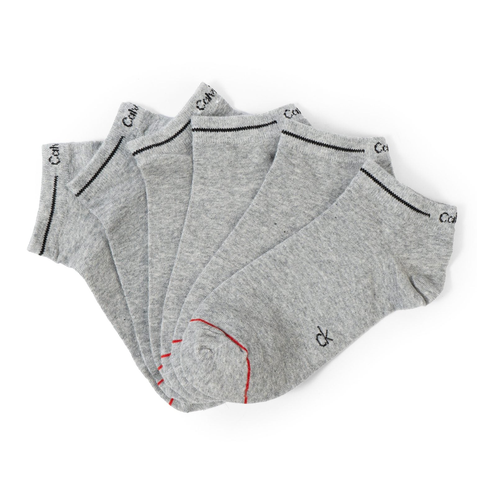 Calvin Klein Combed Cotton Ankle Socks (3-Pair Pack) – Grey Marl, Unisex Everyday Comfort #09