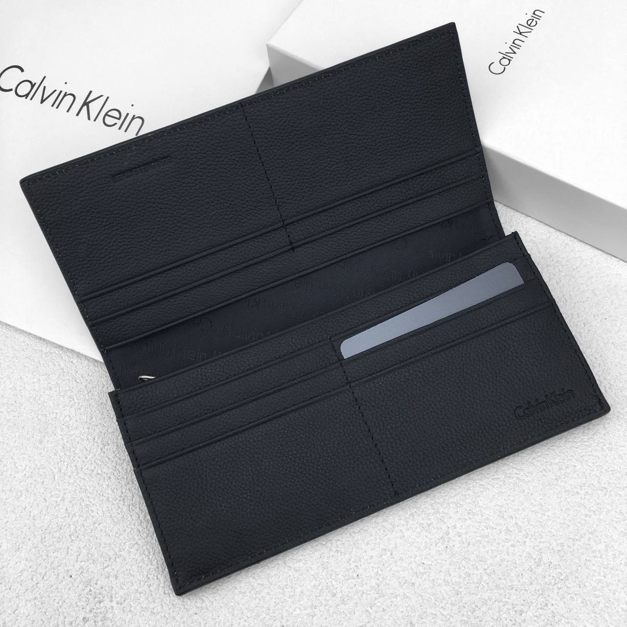 Calvin Klein Unisex Embossed Logo Around Long Wallet #37