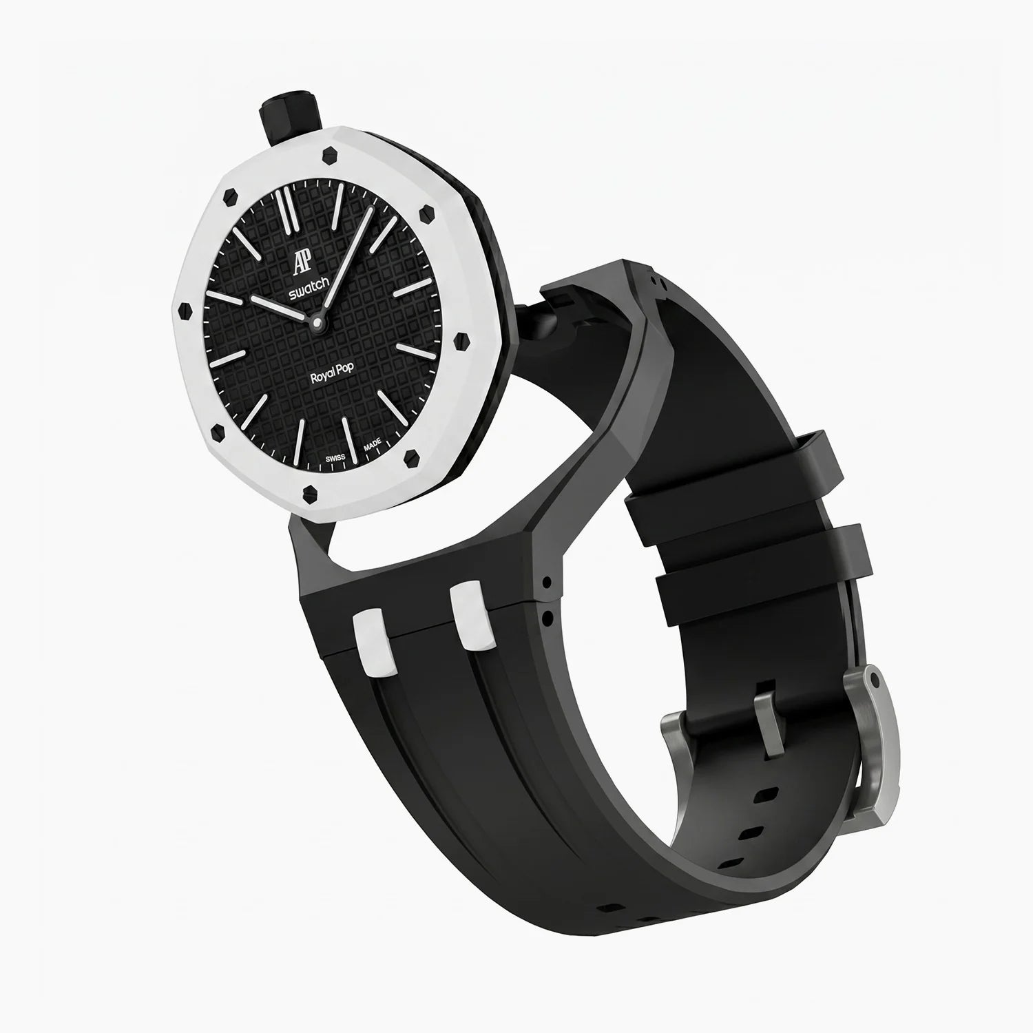 Ocho Negro Swatch x AP Royal Pop Automatic Watch & Strap