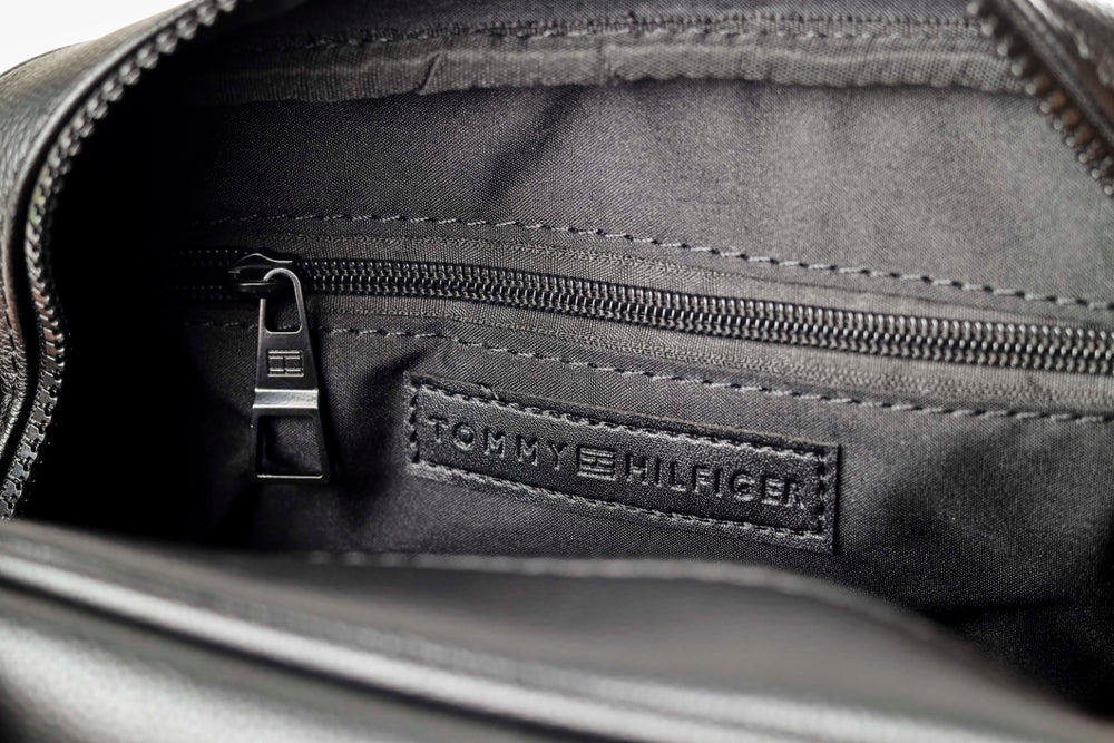 Black Tommy Hilfiger Leather Bag #50
