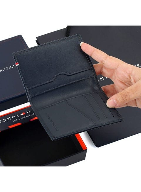 TH Navy Leather Wallet For Men #210