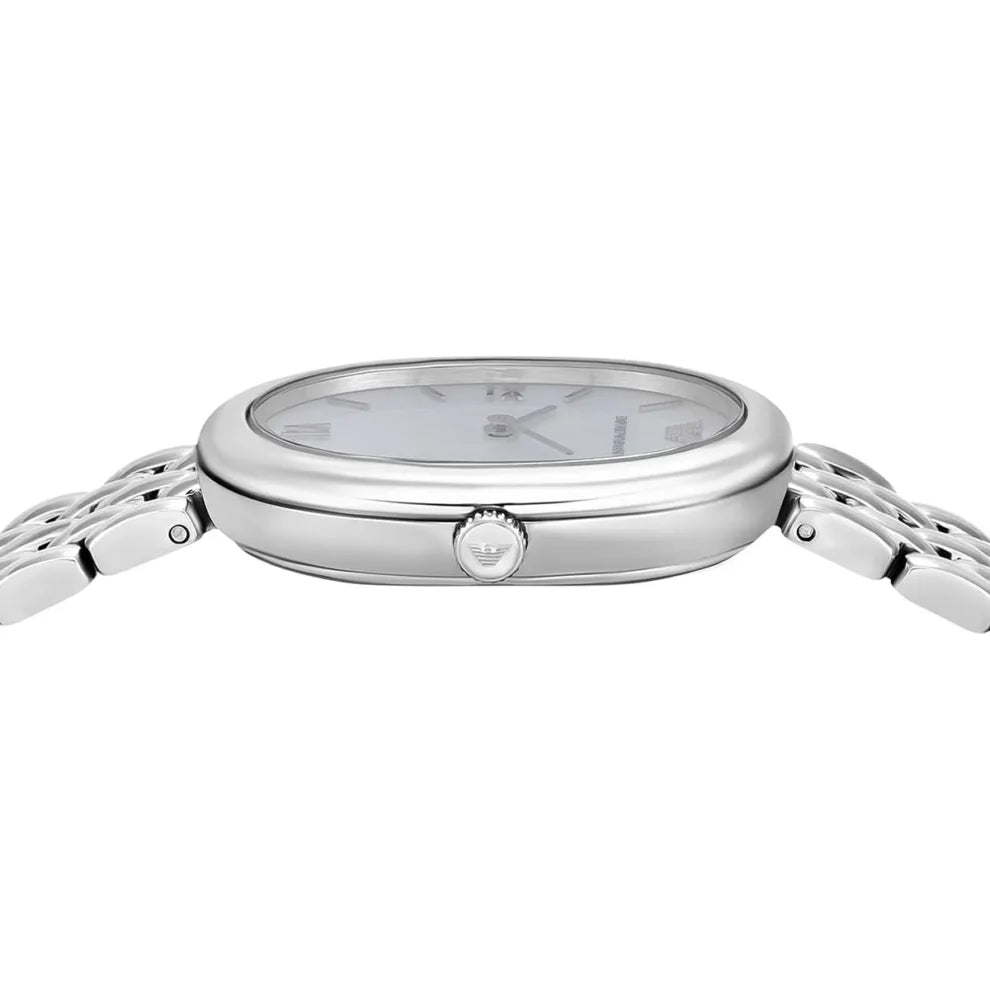 Emporio Armani Ladies' Silver-Tone Watch | Model AR11706