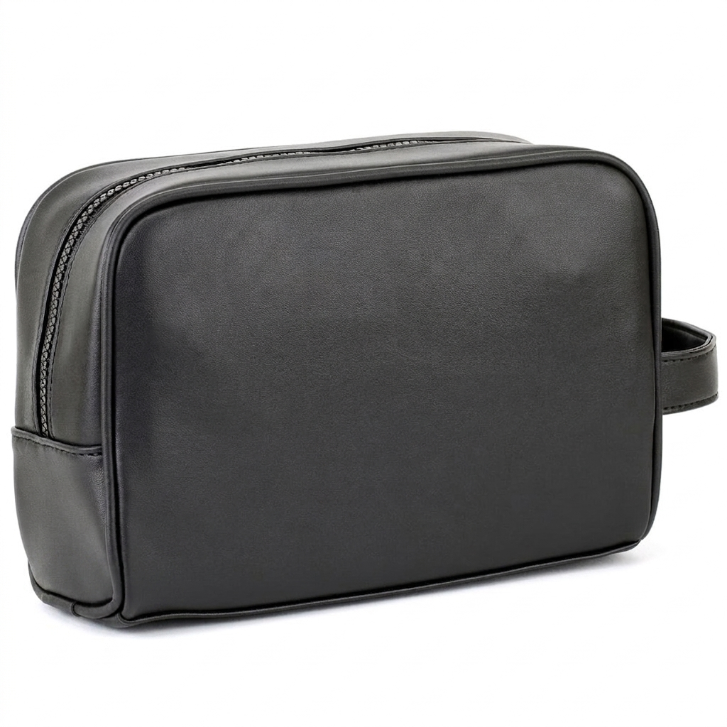 Tommy Hilfiger Minimalist Black Toiletry & Essentials Bag #38