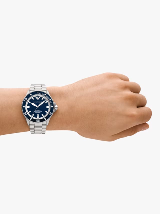 Emporio Armani Sea Explorer Automatic Blue | Model AR60087