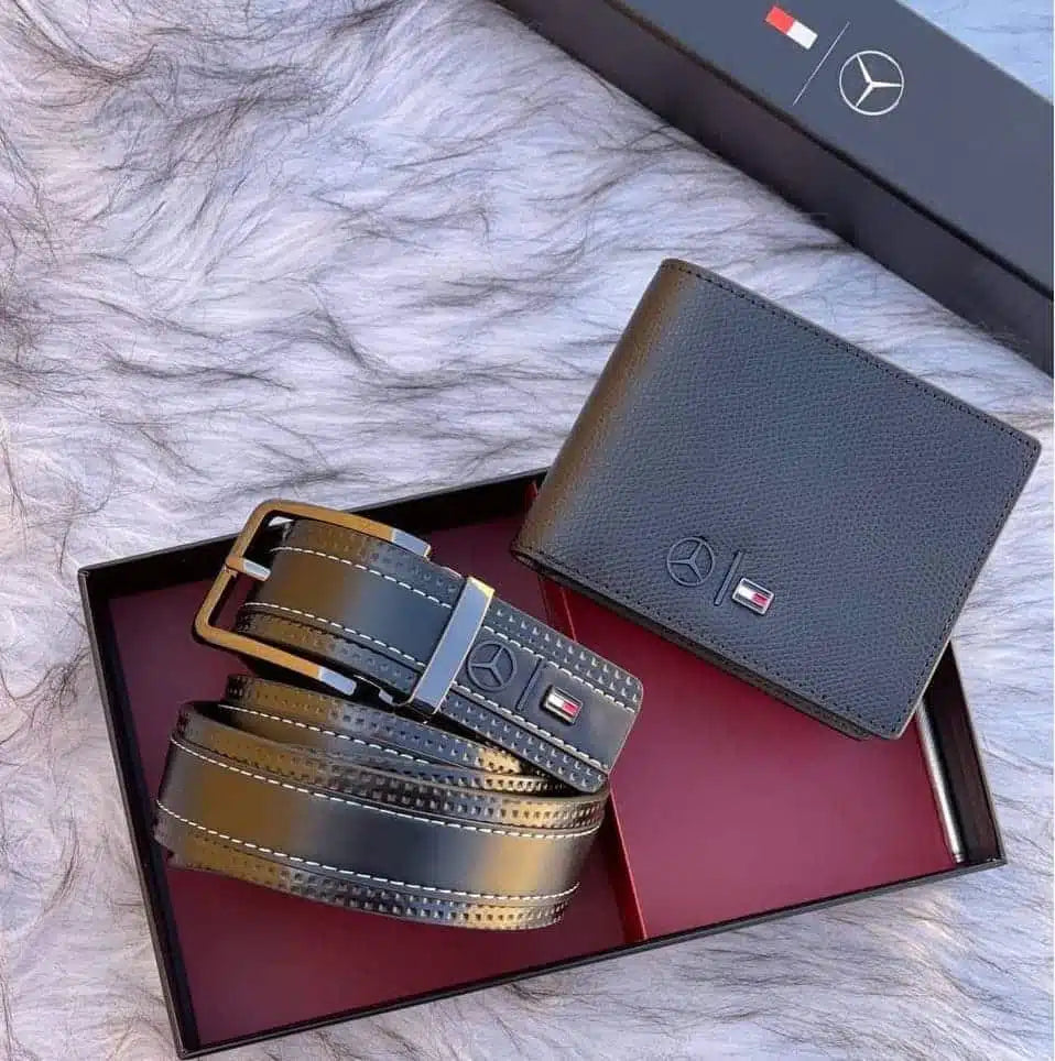 Tommy Hilfiger Men’s Luxury Gift Set: Leather Belt & Bi-Fold Wallet Duo #6