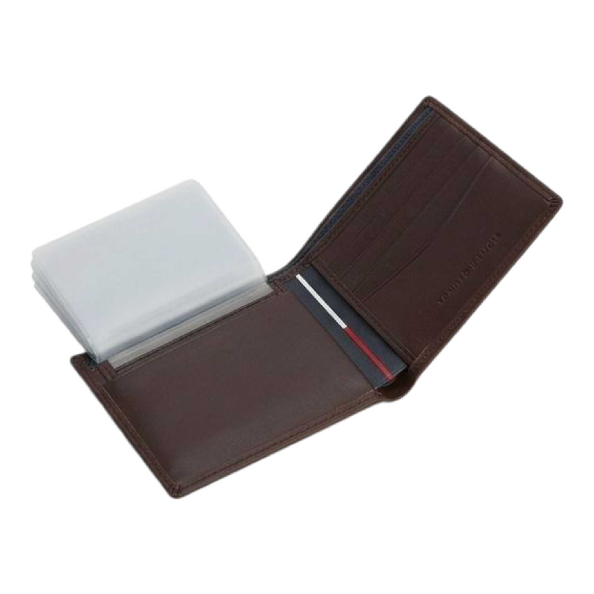 Tommy Hilfiger Men's Wallet & Card Holder Set - Dark Brown #70