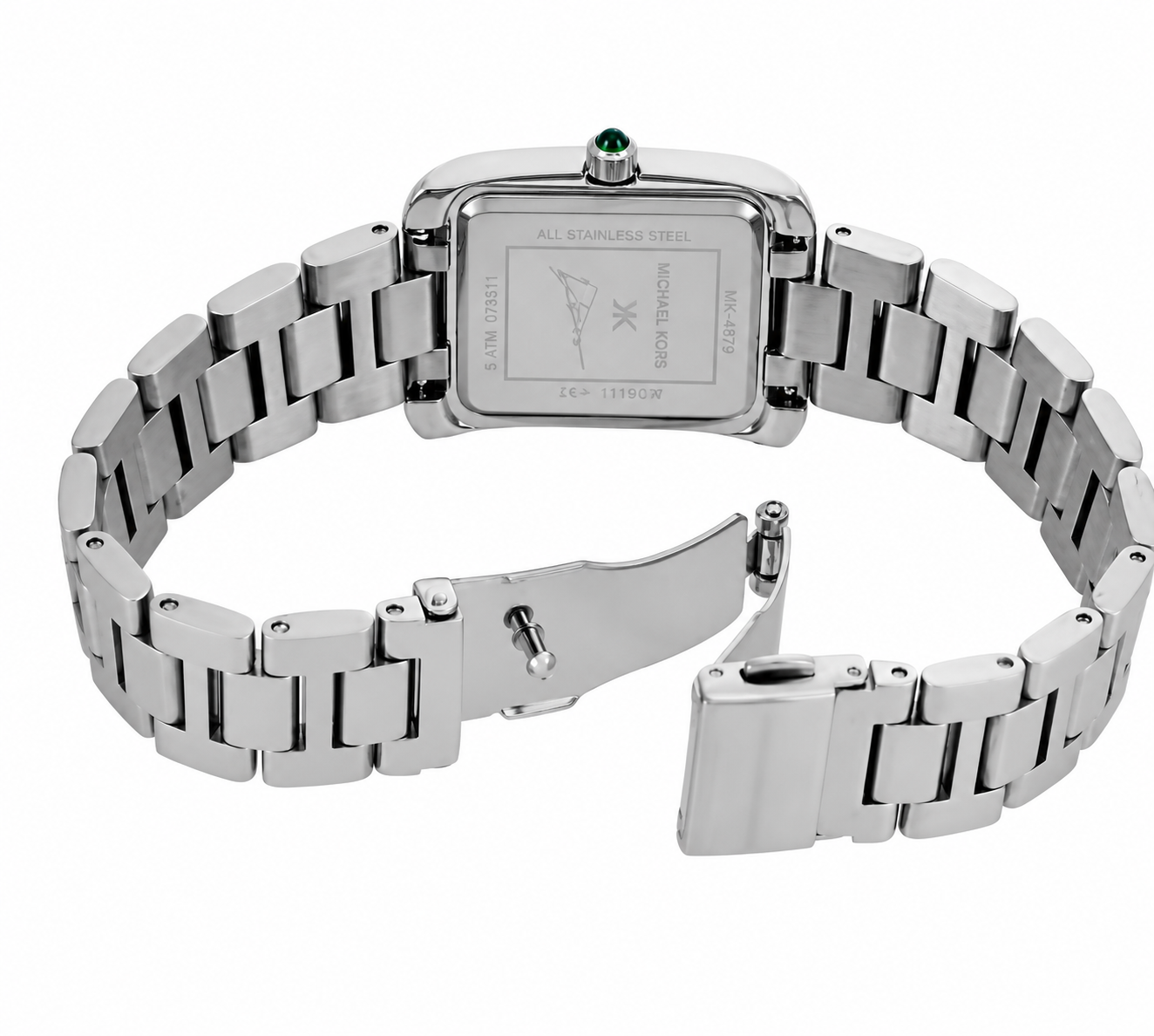 Michael Kors MK4832 Special Edition Emery Three-Hand Stainless Steel Watch for Women – Green Dial