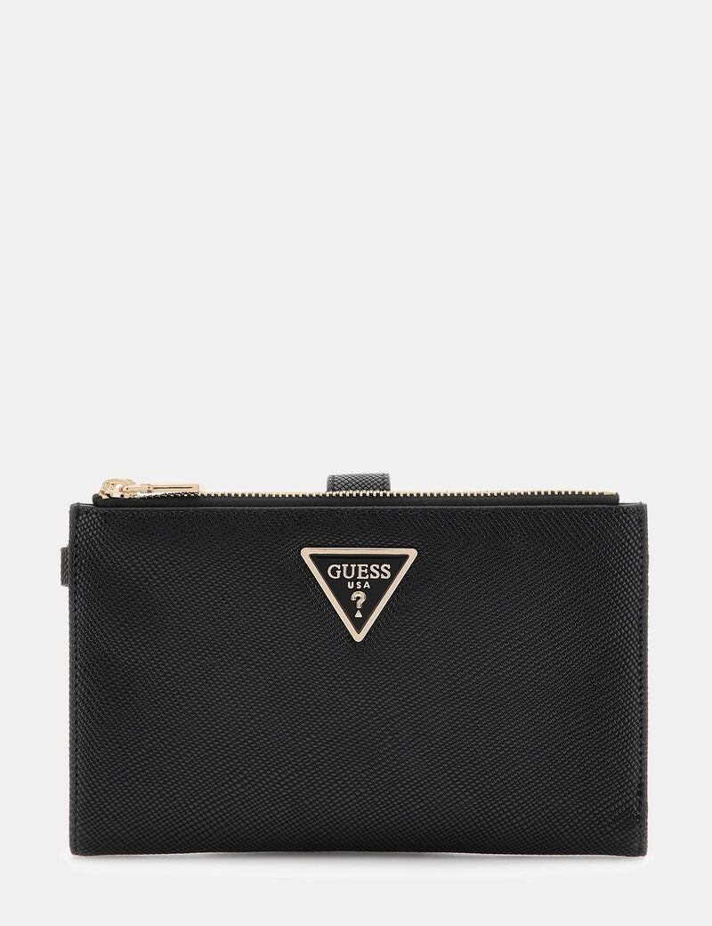 GUESS Women's Signature Logo Long Wallet - Black #10