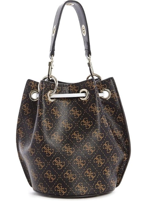 Guess Washington Mini Handbag – Black & Brown, Stylish Everyday Design #10