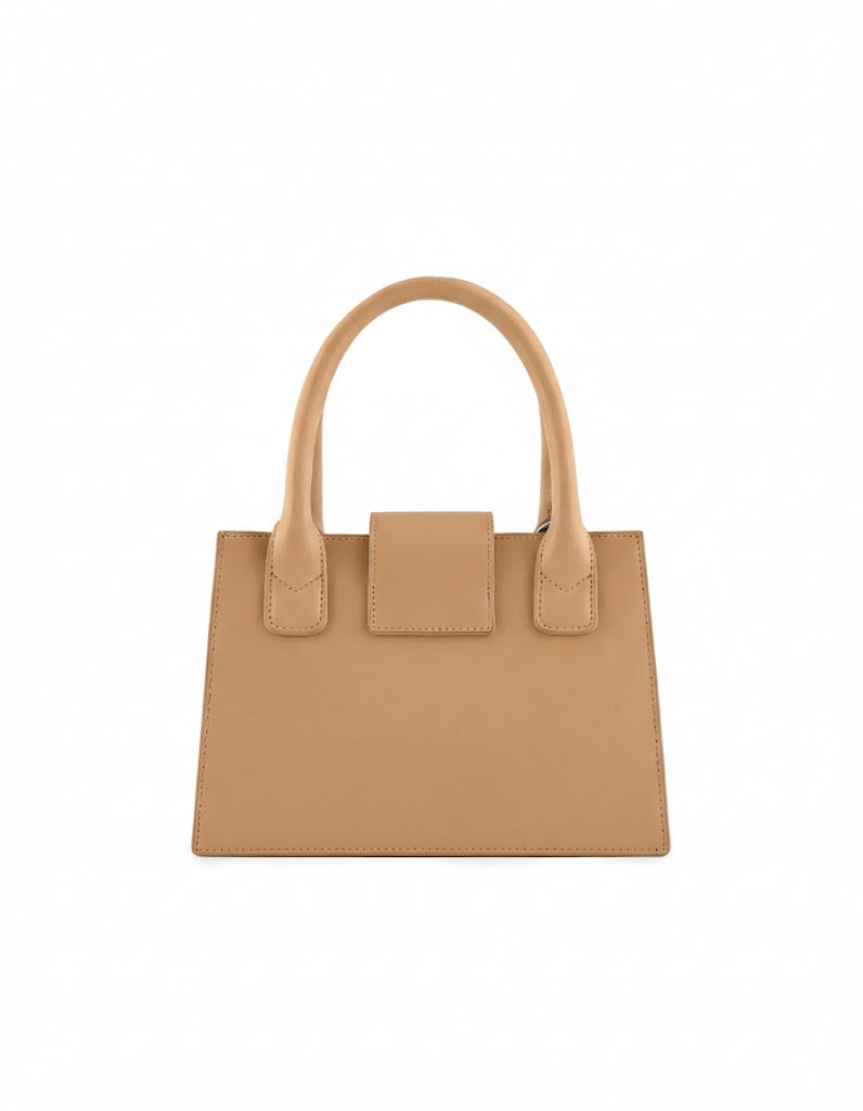A|X Armani Exchange Structured Satchel – Metallic Logo, Modern Sophistication #3