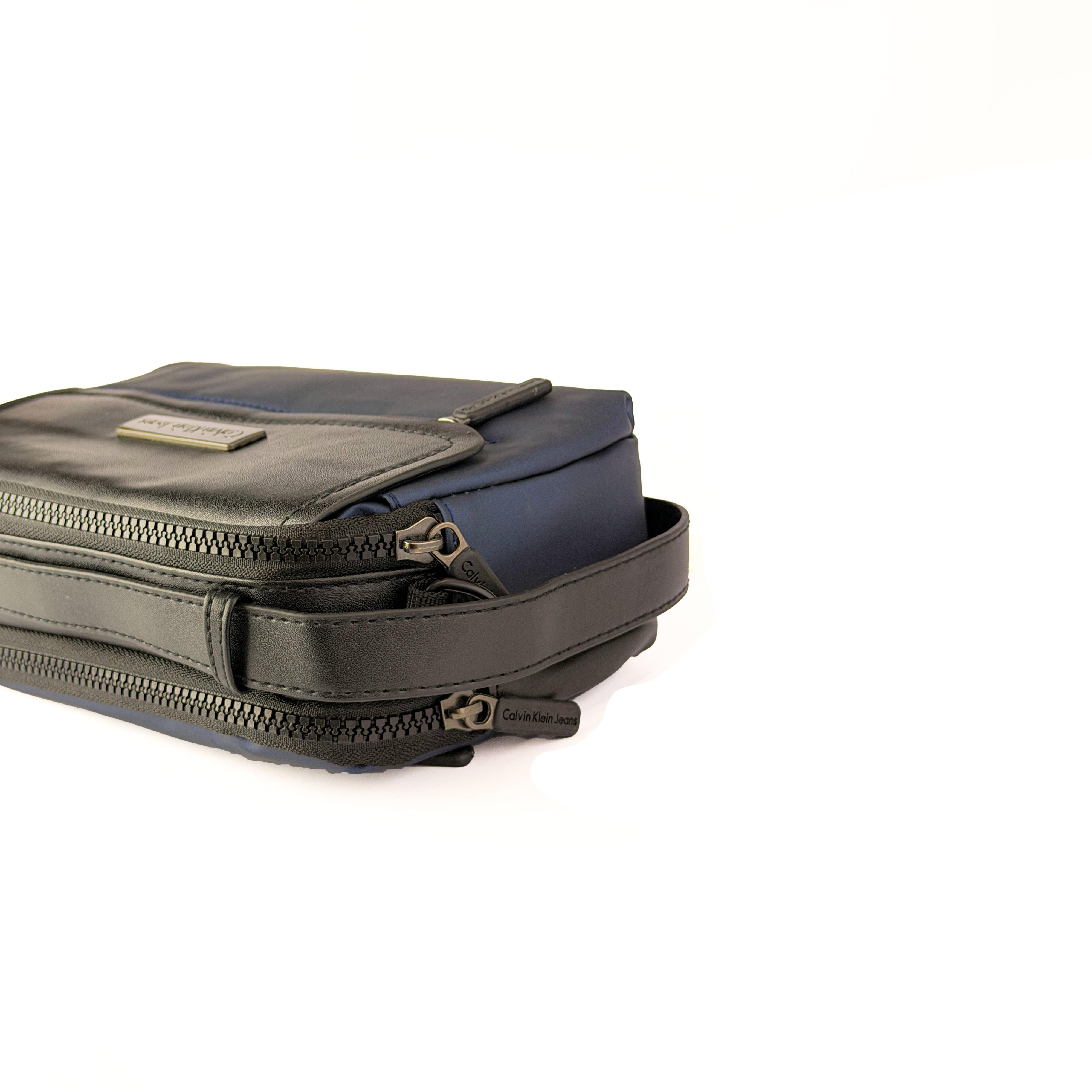 CK Black & Blue Crossbody Bag For Men #016