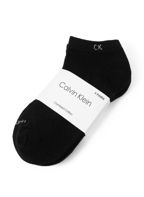 Calvin Klein Combed Cotton Ankle Socks (3-Pair Pack) – Black, Unisex Everyday Comfort #08