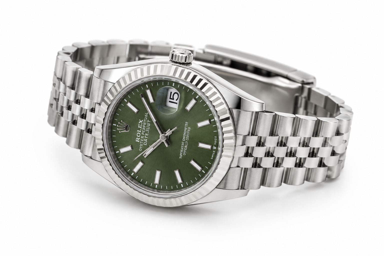 Rolex Datejust Lady - Stunning Olive Green Dial with Classic Markers Rolex-w. 09