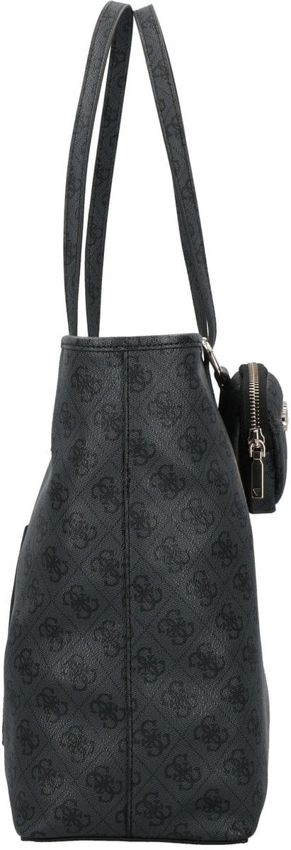 Guess Signature Monogram 3-in-1 Tote Bag - Charcoal Grey #183