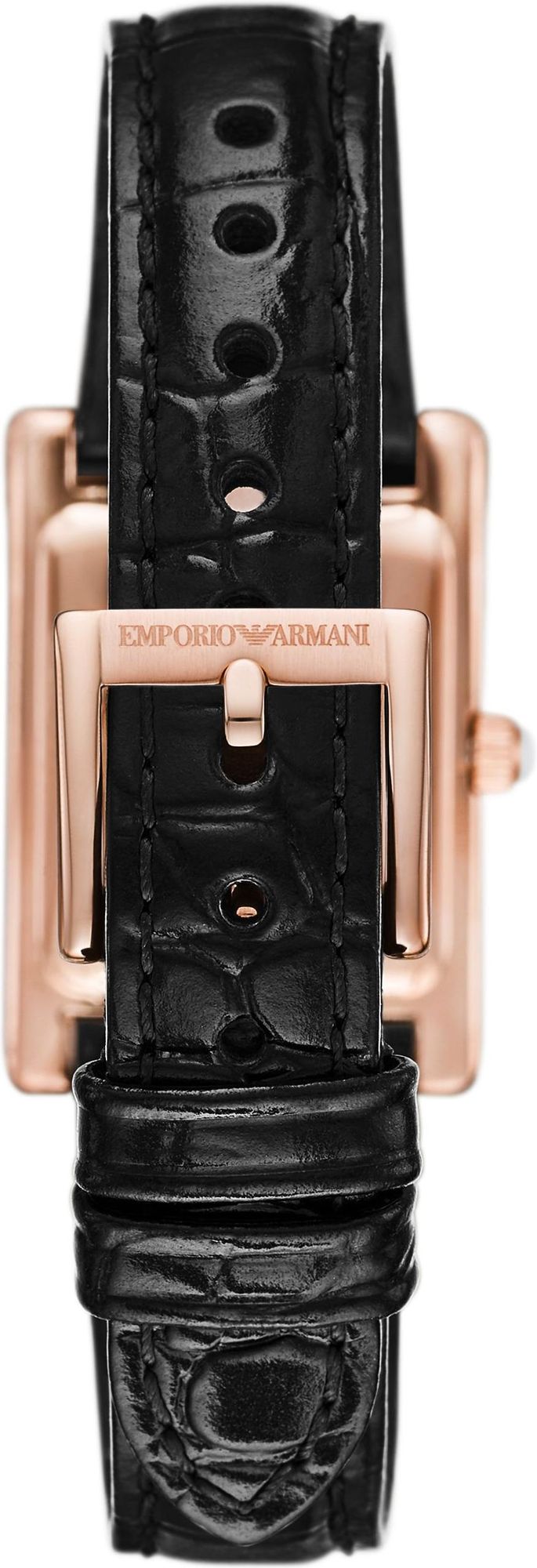Emporio Armani Genni Rose Gold & Black | Model AR11624