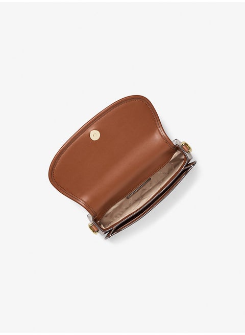 MICHAEL Michael Kors Mila Small Empire Signature Logo Shoulder Bag – Luxe Canvas & Braided Chain Strap #19
