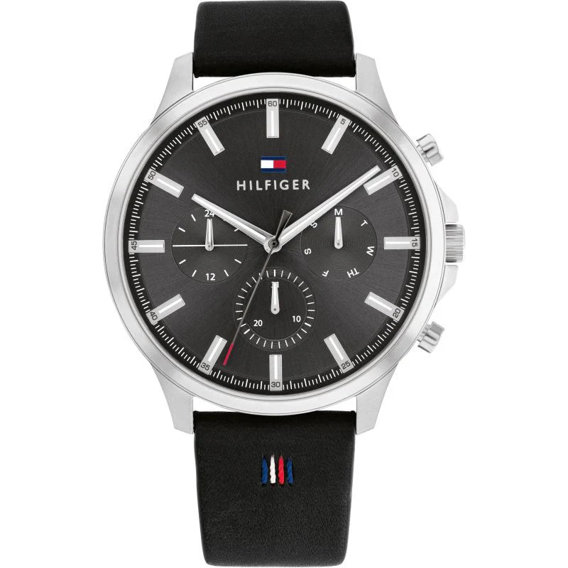 Tommy Hilfiger Ryder Black Leather | Model TH1710495