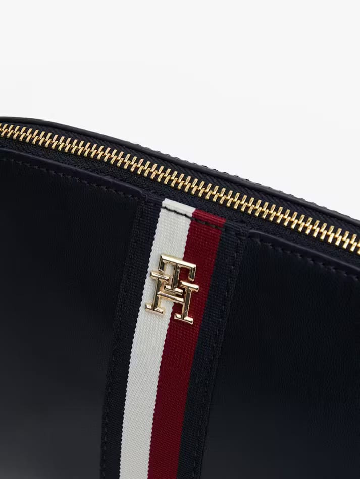Tommy Hilfiger Dome Crossbody Bag – Navy Blue, Signature Global Stripe Design #8