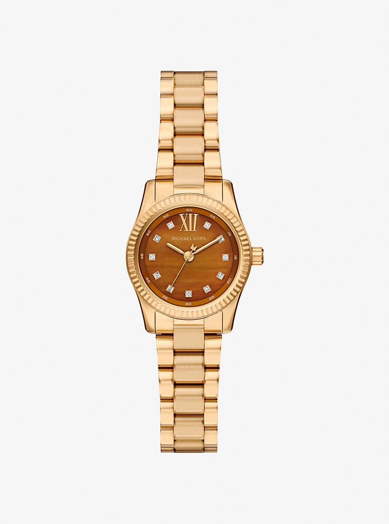 Michael Kors Lennox Gold-Tone Tiger’s Eye | Model MK7578