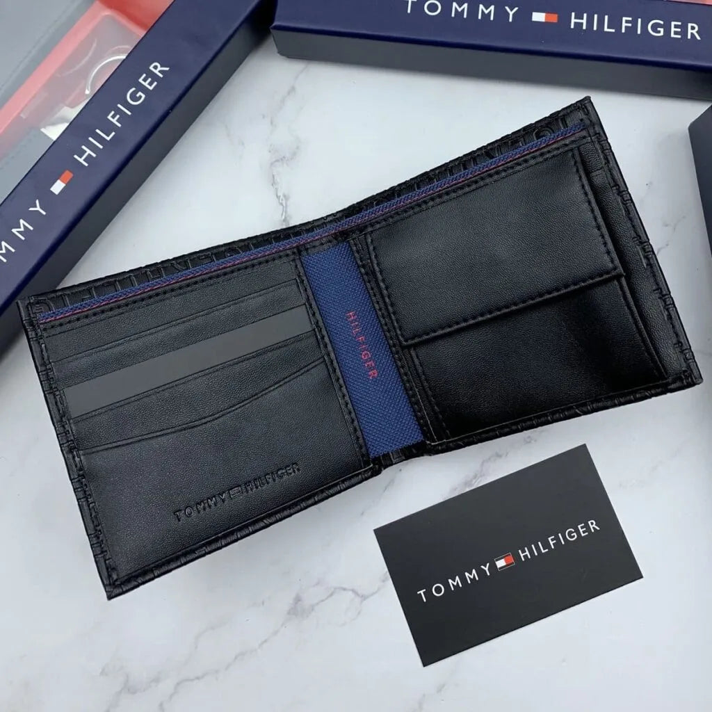 Tommy Hilfiger Men’s 3-Piece Set: Leather Wallet, Card Holder & Keychain #11