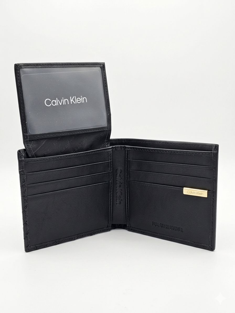 Calvin Klein Men’s Belt & Wallet Gift Set - Matte Black #19