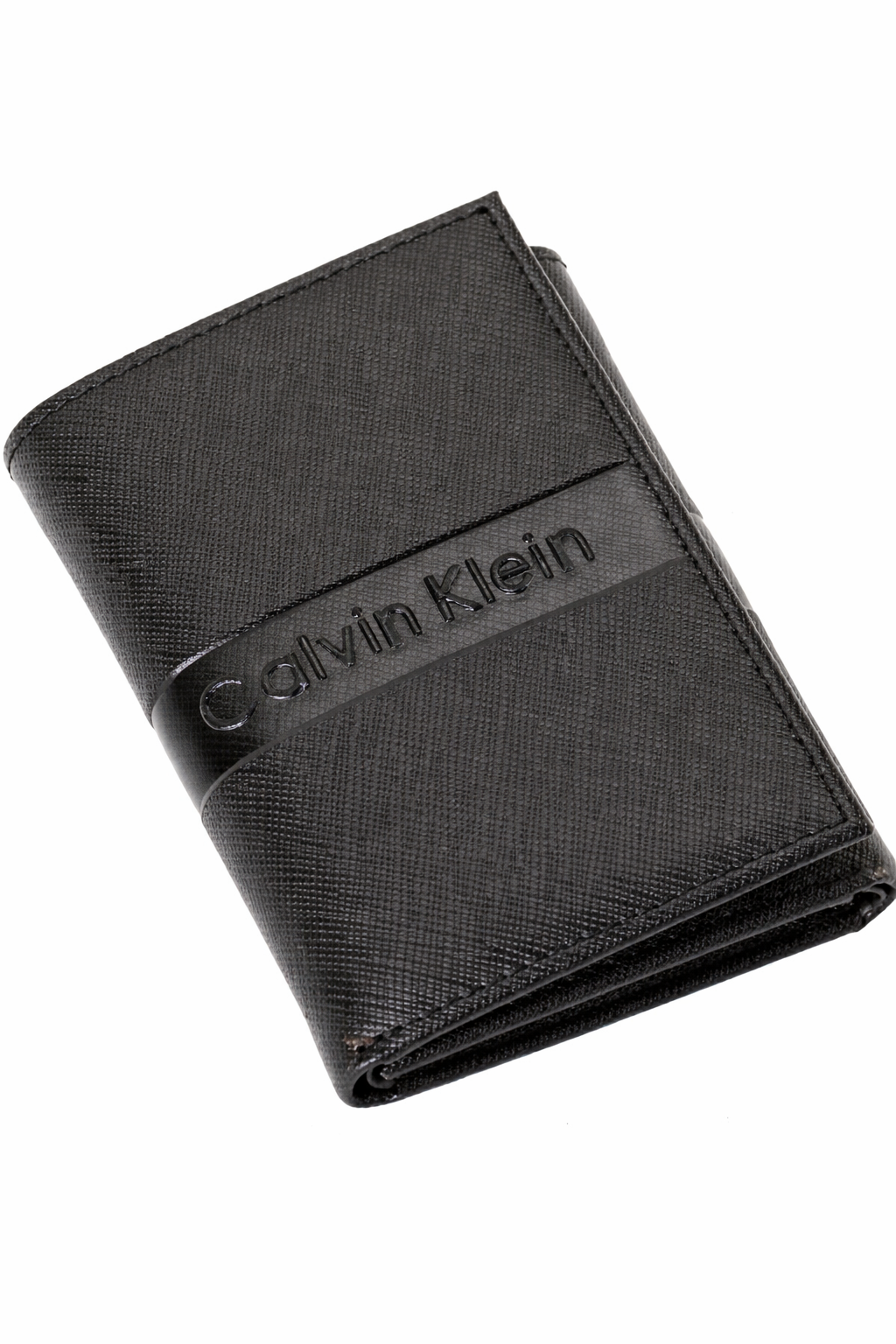 CK Men’s Saffiano Leather Trifold Wallet #36