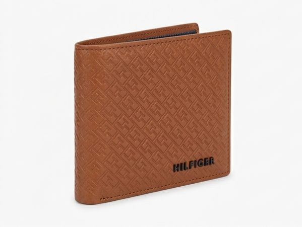 Tommy Hilfiger Havana Monogram Embossed Wallet #66