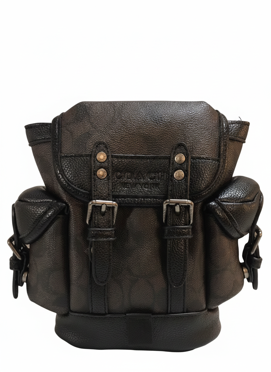 Elevate your everyday carry with the Coach Sling Bag – Unisex Design, now available in a curated range of sophisticated dark tones #1