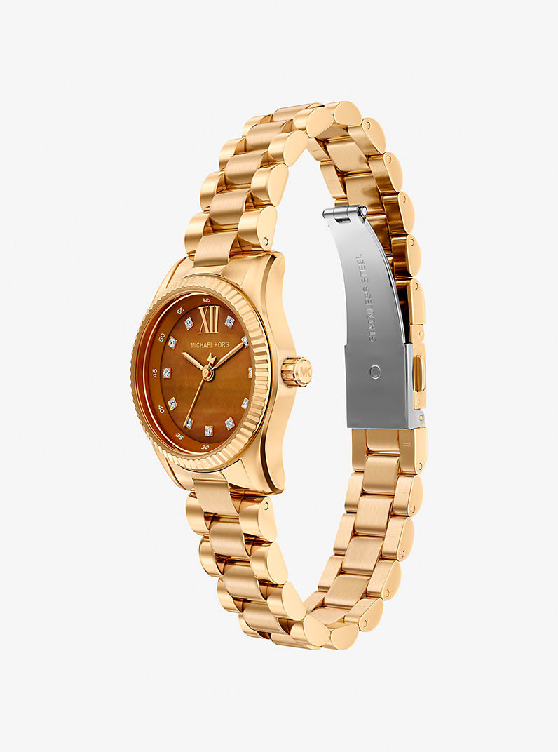 Michael Kors Lennox Gold-Tone Tiger’s Eye | Model MK7578