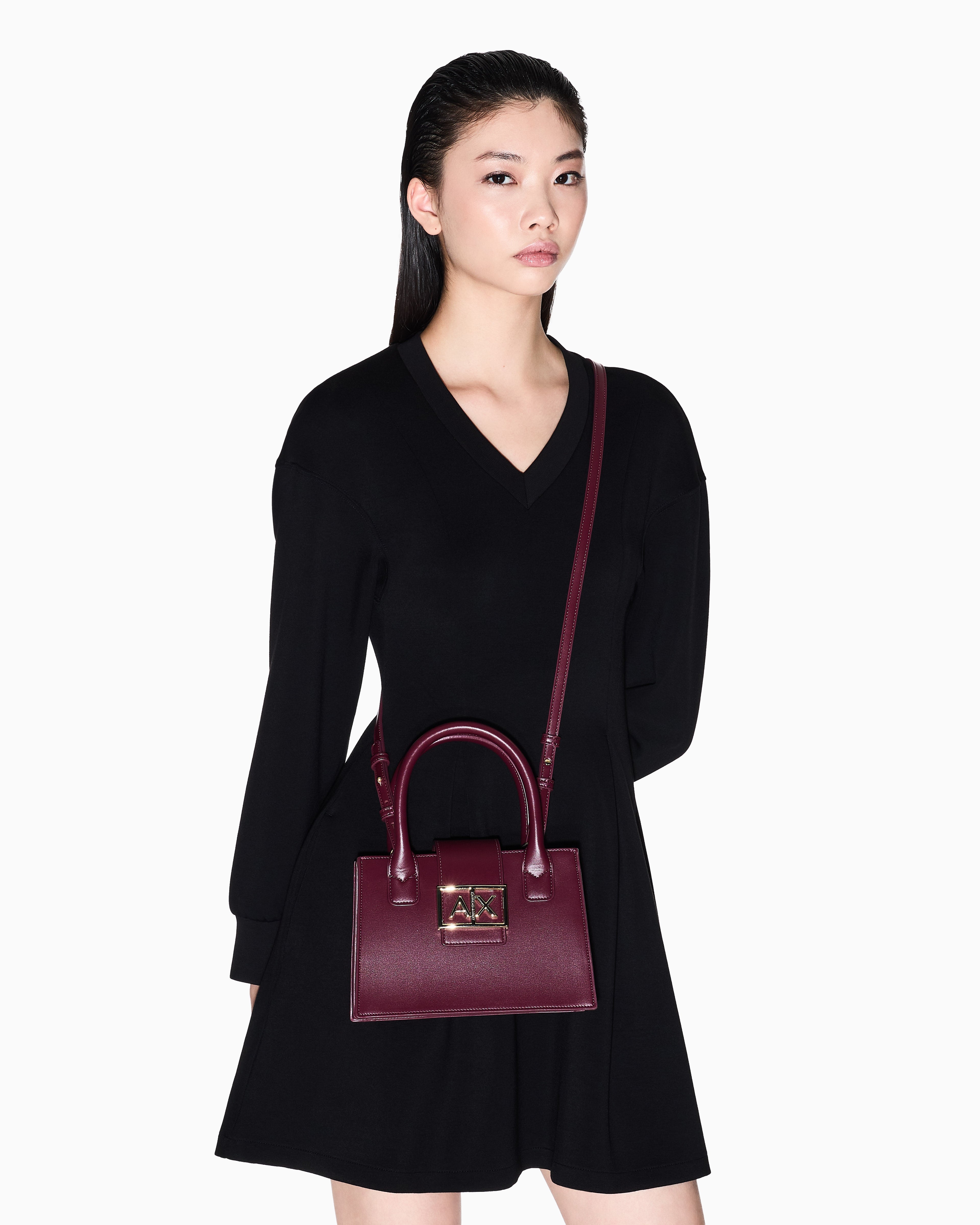 A|X Armani Exchange Metallic Logo, Bold & Structured Elegance #5