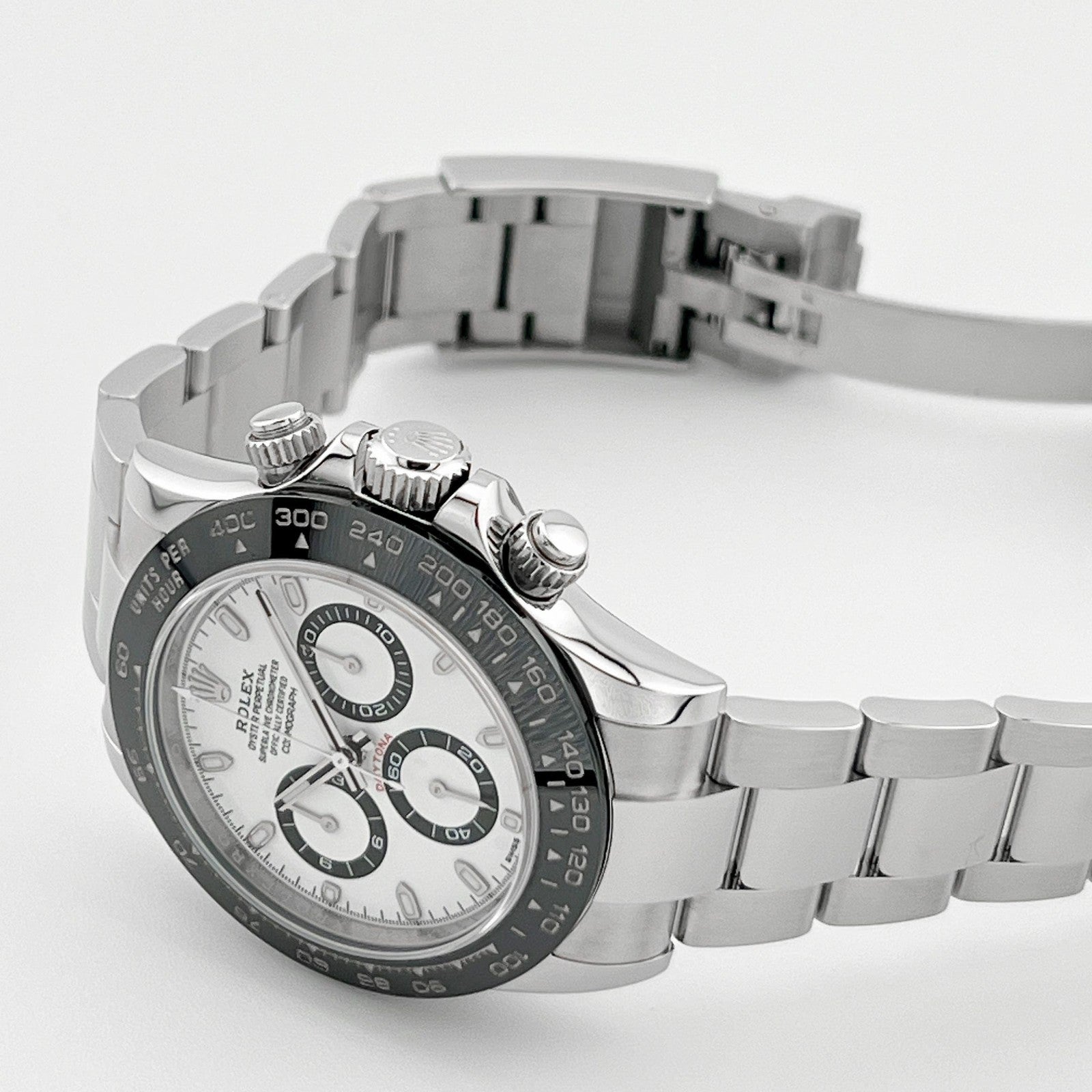 Rolex Cosmograph Daytona Watch For Men - White Dial