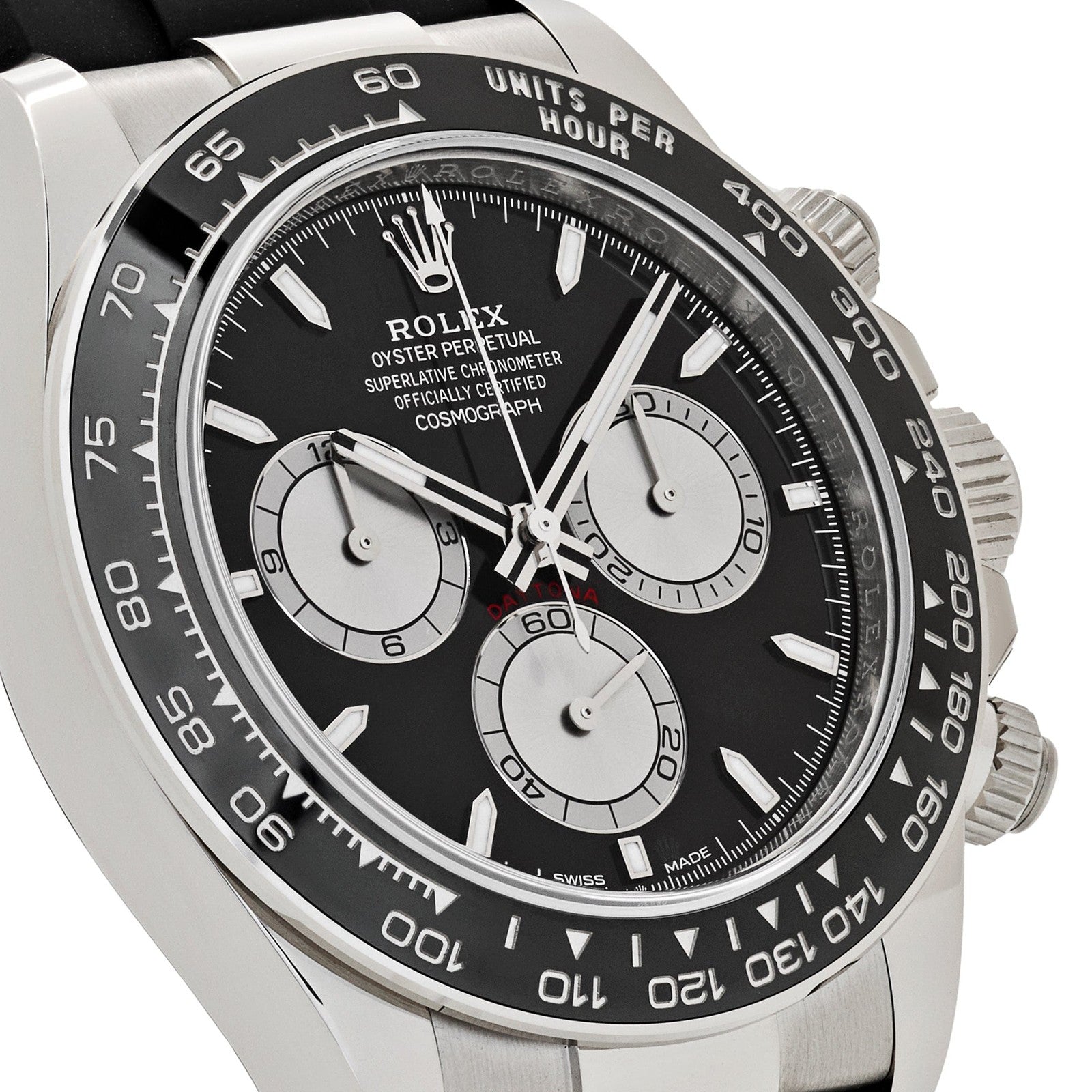 Rolex Cosmograph Daytona Watch For Men - Black Dial
