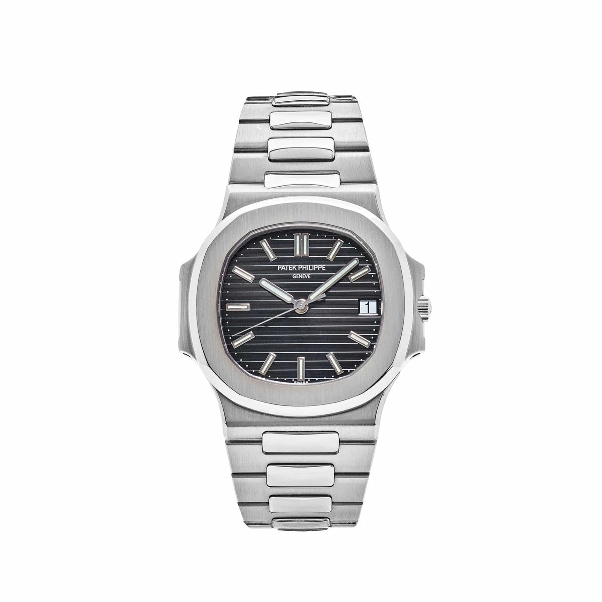 Patek Philippe Nautilus 3711/1G-001 Men's & Women's Watch – Black Dial, Stainless Steel Case and Bracelet, Automatic Movement