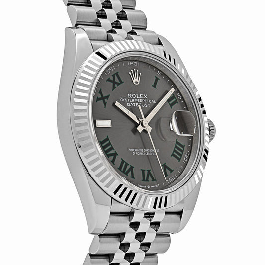 Rolex Datejust Watch For Men - Grey Dial