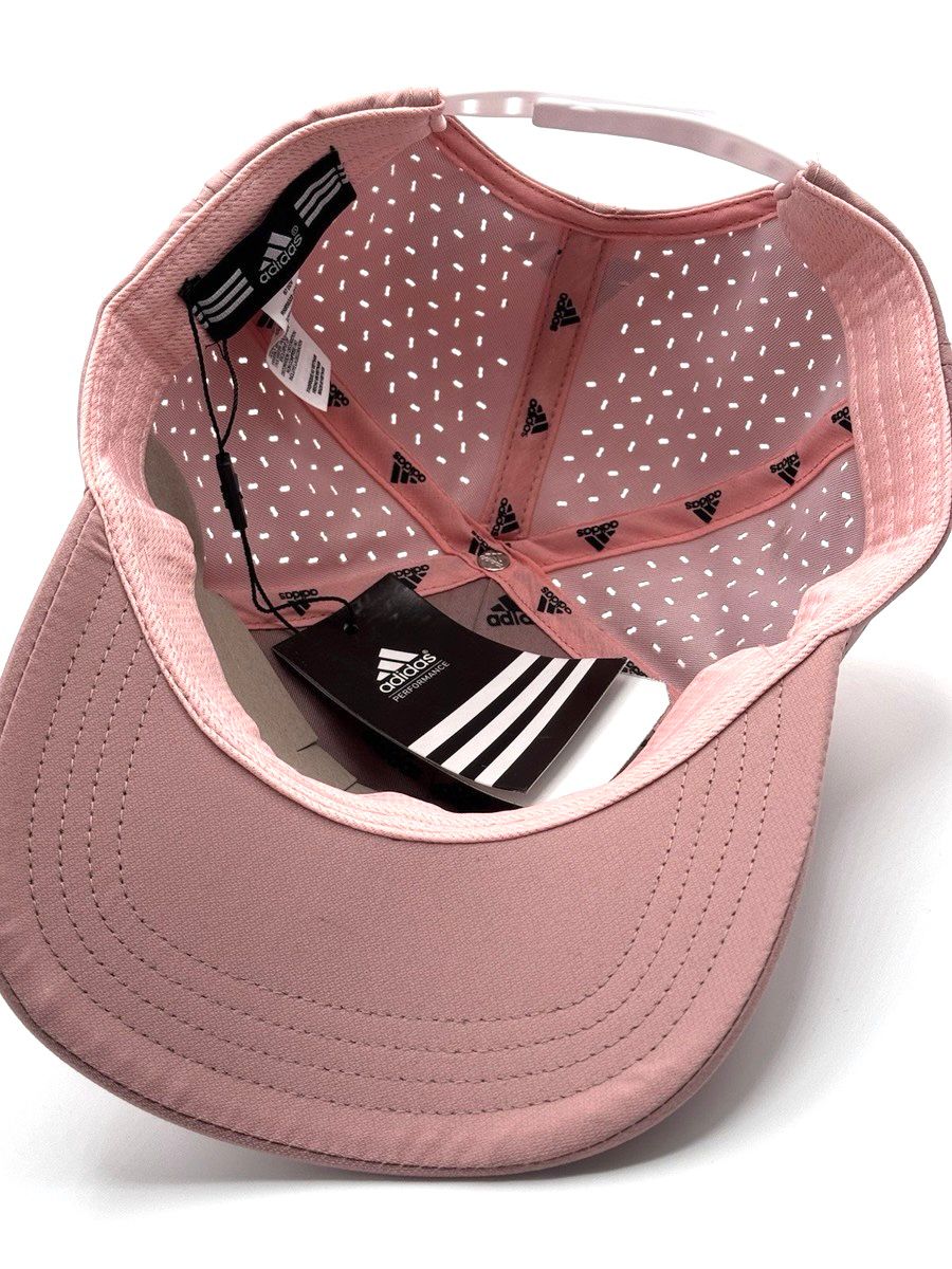 Adidas Unisex Three-Bar Logo Performance Cap - Pink