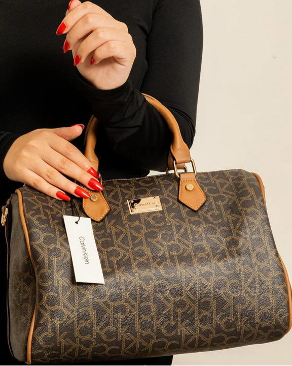 CK Signature Monogram Handbag For Women 112#