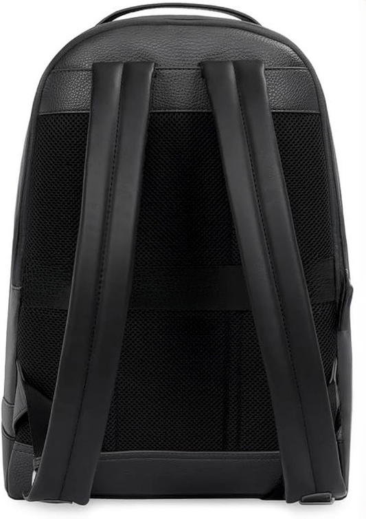 Tommy Hilfiger Black Leather Backpack For Men 47#
