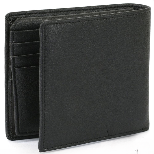 TH Black Leather Wallet For Men 36#